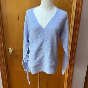 NWT Anthro Heartloom Faux Wrap Sweater. Size Large